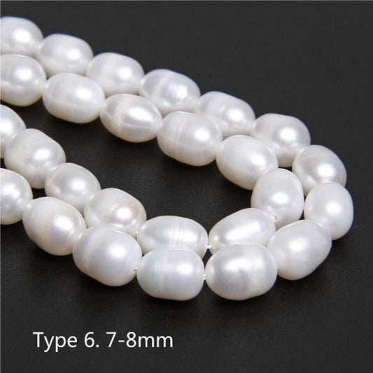 No Metal  Multi-Color Single Strand Freshwater Pearl Necklace