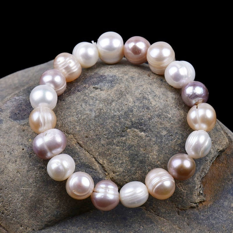 Natural Freshwater Pearl Bangle Bracelet